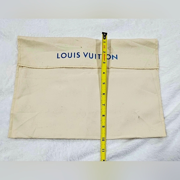 LOUIS VUITTON Empty Gift Flap Blue Dust Bag Cover Replacement Envelope Protector - Picture 5 of 7